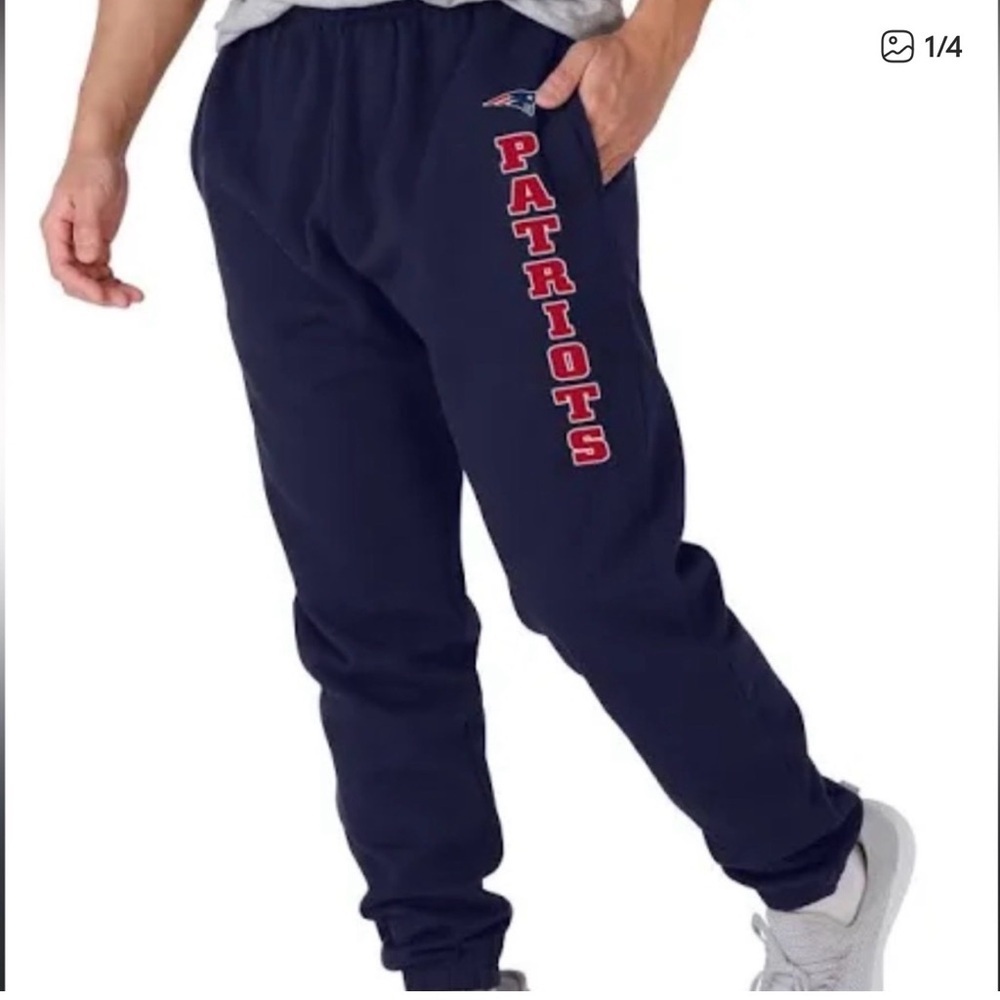 Men's NWT Navy Patriots sweatpants